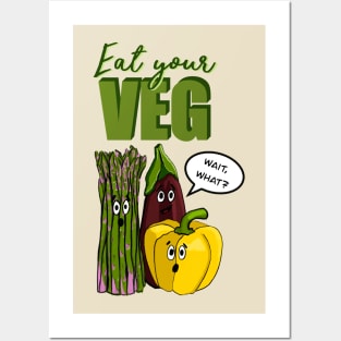 Eat your Veg Posters and Art